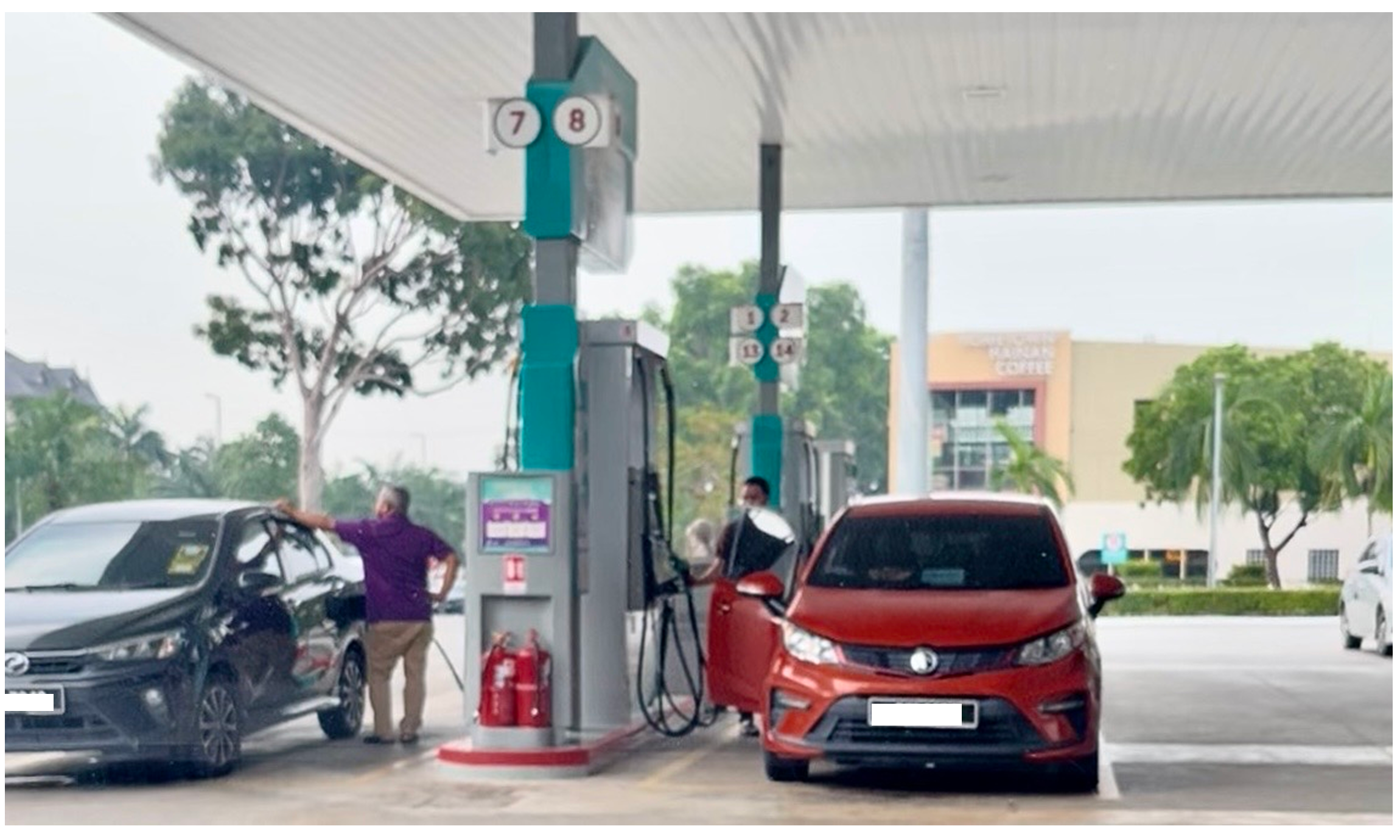 Petrol pump interface